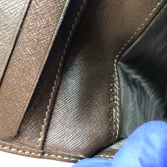 Celine Brown Canvas Macadam Bifold Wallet Sku#84011 - Picture 7 of 8